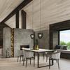 Tres black hanging lamp
