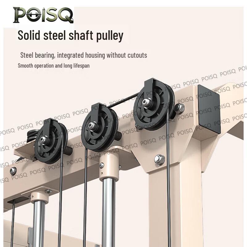 POISQ Multifunctional Smith Machine Squat and Bench Press Rack