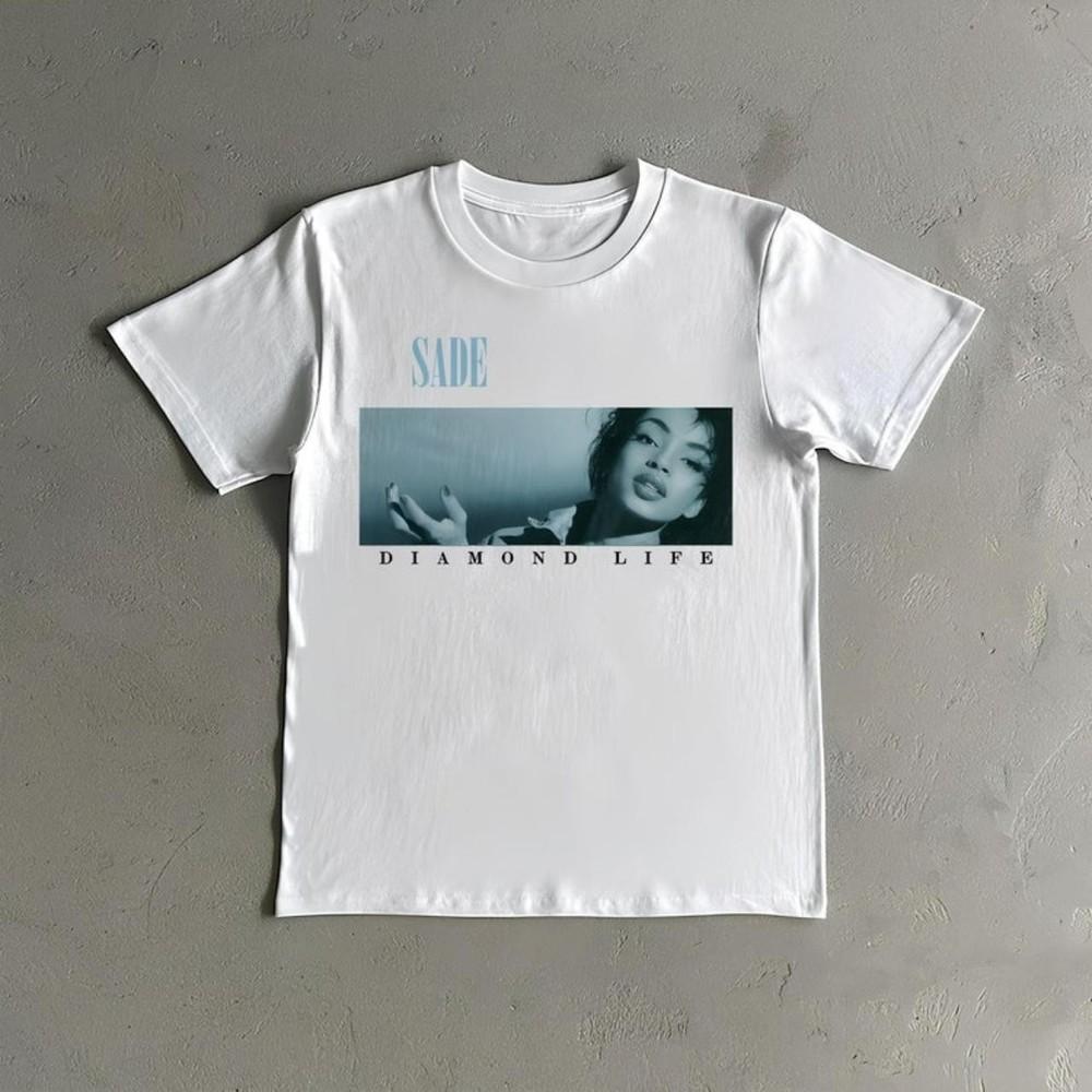 Коллекция Sade Diamond Life Альбом Рубашка Унисекс Концерт S до 5XL SG606 Унисекс Футболка