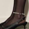 Geegee Pearl Heart Anklet