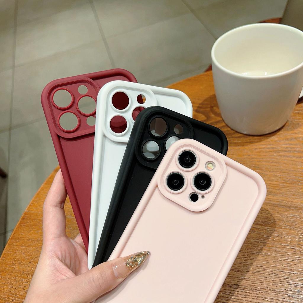 INS Роскошный Утолщенный Противоударный Силиконовый Чехол для iPhone 11 12 13 14 15 Pro Max Plus Бампер Мягкая Защитная Задняя Крышка Аксессуары