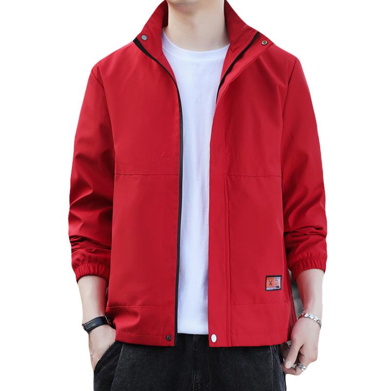 Верхняя одежда Куртка с воротником-стойкой Бейсбольный костюм Утепленная куртка Мужская осенне-зимняя повседневная куртка с хлопковой подкладкой