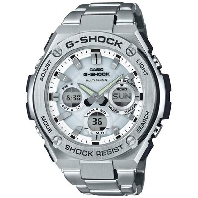 [Casio] Часы G-STEEL Radio Solar GST-W110D-7AJF Silver