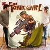 Tank Girl 2D Flat Pattern Flannel Blanket High quality All Seasons Warmth and Comfort Perfect for Christmas Gifts.DMT0925462