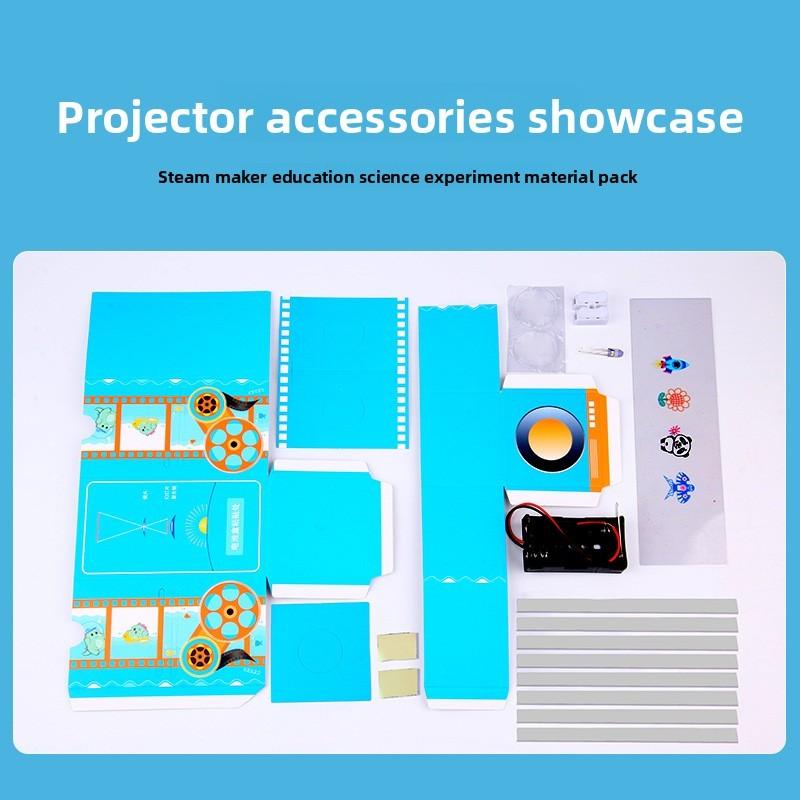 Набор для DIY научного проекта Проектор для слайдов для детей Образование и практическое обучение