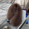 Шарф-снуд в корейском стиле из искусственного меха лисы - Модный, Универсальный, Магнитный воротник для женщин