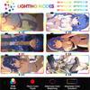 RGB Подсветка Аниме Рокси Мигурдия Коврик для Мыши Милый Аниме M_Mushoku Tensei Overwatch Коврик для Мыши Нескользящий Игровой Коврик для Клавиатуры
