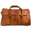 20" Men's Genuine Leather Vintage Duffle Travel Gym Weekend Overnight Bag