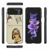 Милый Чехол для Телефона с Рисунками Нары Ёситомо для Samsung Z Flip 6 7 5G Z Flip 5 Galaxy Z Flip 3 4 5G ZFlip Ударопрочный Жесткий Чехол TPU PC Co