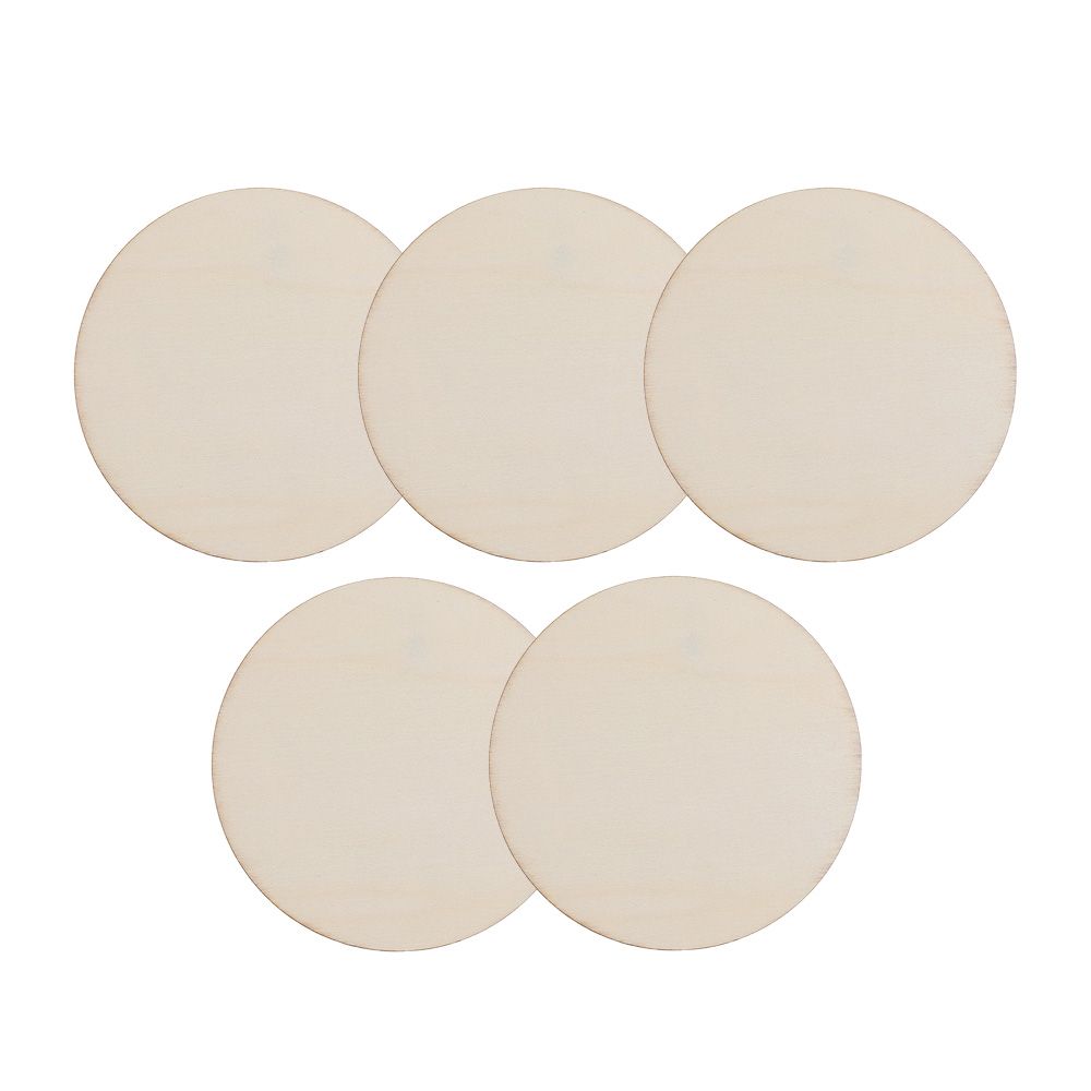 Товары для вечеринок Деревянные бирки DIY Письменные деревянные круги Круглые деревянные детали Пустая табличка Орнамент