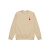 New MLB Boston Red Sox Heart Collection 24FW Early Autumn Pullover Crew Neck Sweatshirt Unisex Beige 3AMTH9144-43BGL