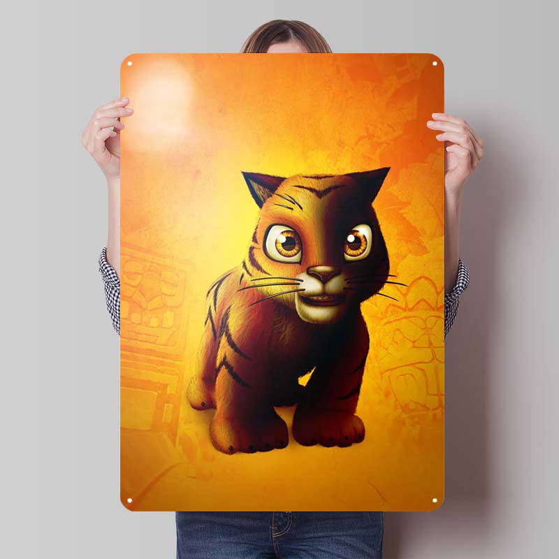 Постеры Crash Bandicoot Классическая игра Металлические таблички Настенное искусство Мурал На заказ Жестяные таблички для геймеров Украшение игровой комнаты Ретро