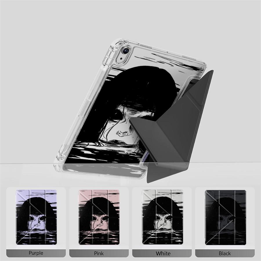 Чехол для планшета для iPad Mini 6 7 Air 4 5 M3 M2 1 2 M4 11 дюймов Pro 11-го 10-го 9-го 8-го 7-го 12,9 дюйма Pro 2025 Y-образный держатель Cover J-Junj