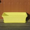 Plastic Rectangular Flower Pot With Tray Vegetable Planting Container Quality Plant Pot  Home