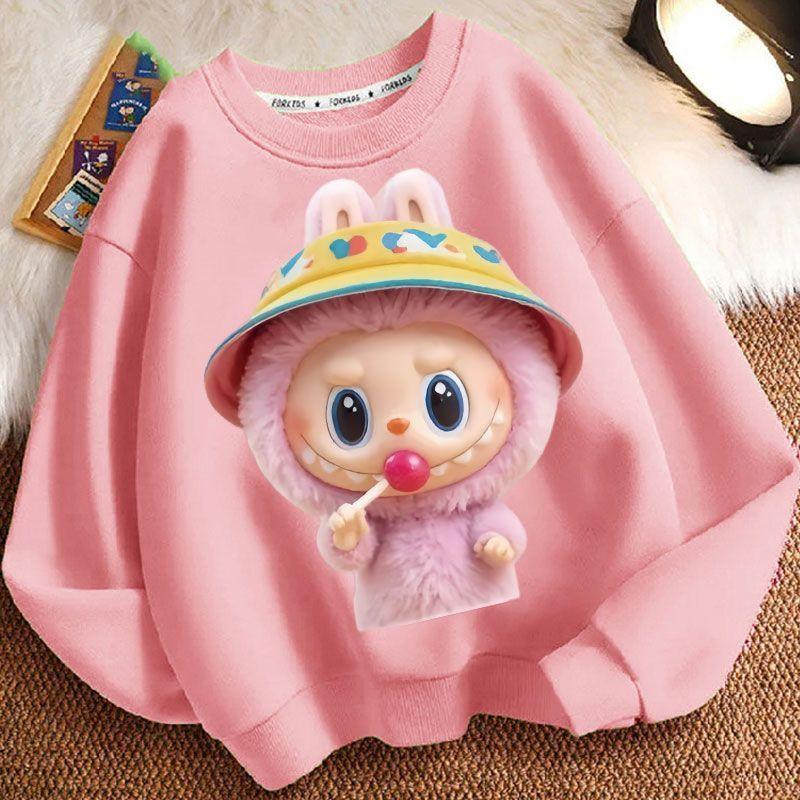 Детские модные и милые толстовки, повседневные толстовки с длинным рукавом для мальчиков и девочек на весну и осень