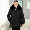 New Style Removable Down Jacket for Men, Medium and Long Daddy Style, Middle-aged and Elderly 405060-year-old Jacket