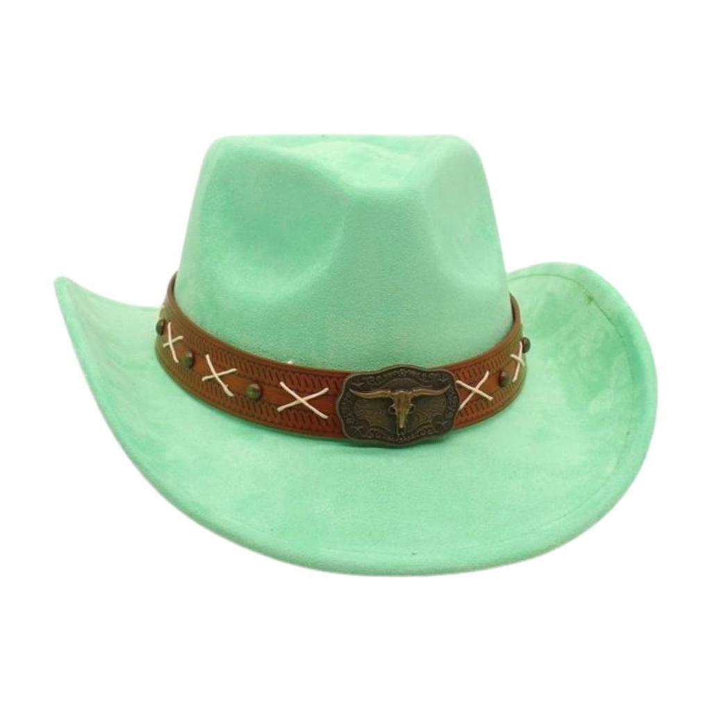 Newwestern Cowboy Hat Resort Style Performance Stage Jazz Hat Men And Women Niche Ethnic Style Top Hat