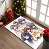 1pc General-purpose Rug, Clannad Anime Girls Printed Area Rug, Comfortable Office Chair Carpet, Home Entrance Floor Mat
