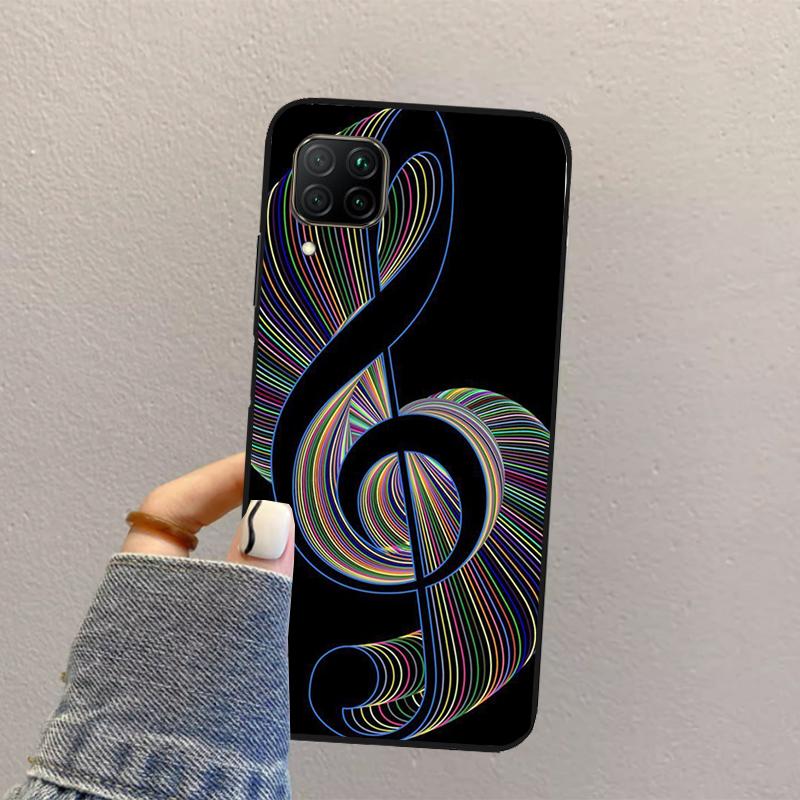Музыкальная нота Музыкальная нота Для Huawei Nova Y73 Y72 Y61 Y91 Y70 Y60 Y90 12s 12i 11i 8i 9 10 SE P30 P40 Lite P60 Pro Чехол