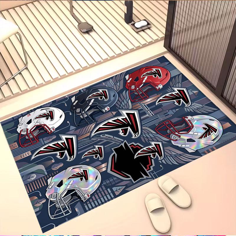 NFL Print Rug, Washable Floor Carpet, For Entryway Dorm Laundry Room Office Study, Home Decor Birthday Christmas Gift