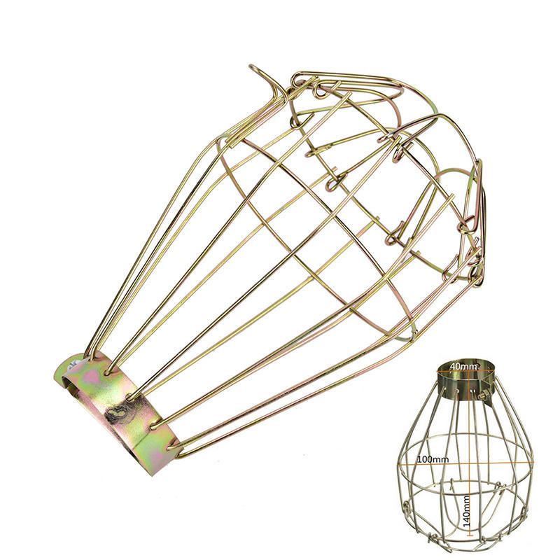 1 шт. железная проволока зажим для защиты лампочек металлическая клетка для ламп ретро детали аварийного освещения
