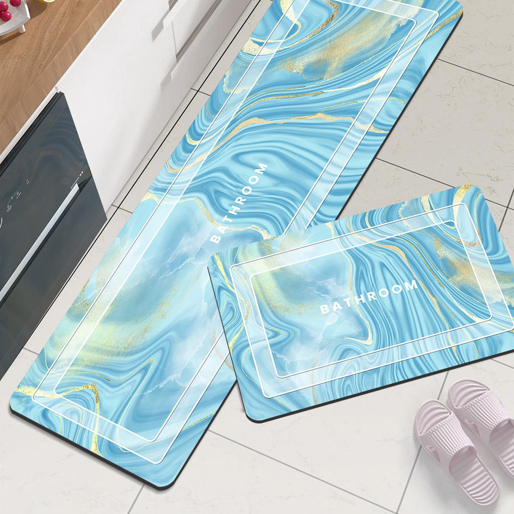 Diatomite Kitchen Floor Mat Waterproof Kitchen Rug Non-slip Long Area Room Carpet For Hallway Washable