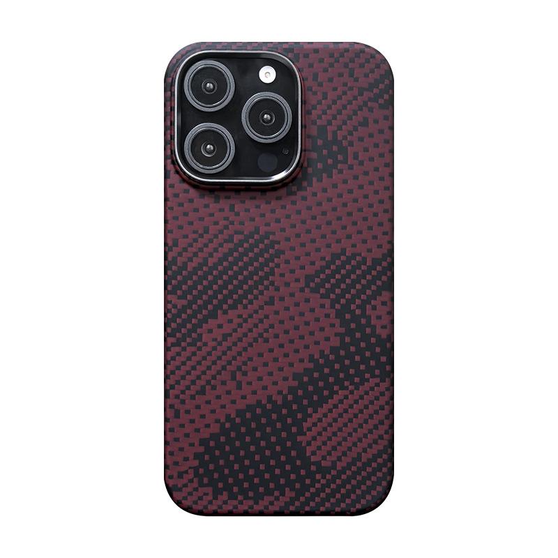 Подходит для чехла мобильного телефона Apple 16promax Магнитный арамидный волокно iPhone16 Ультратонкий плюс Жесткий защитный чехол