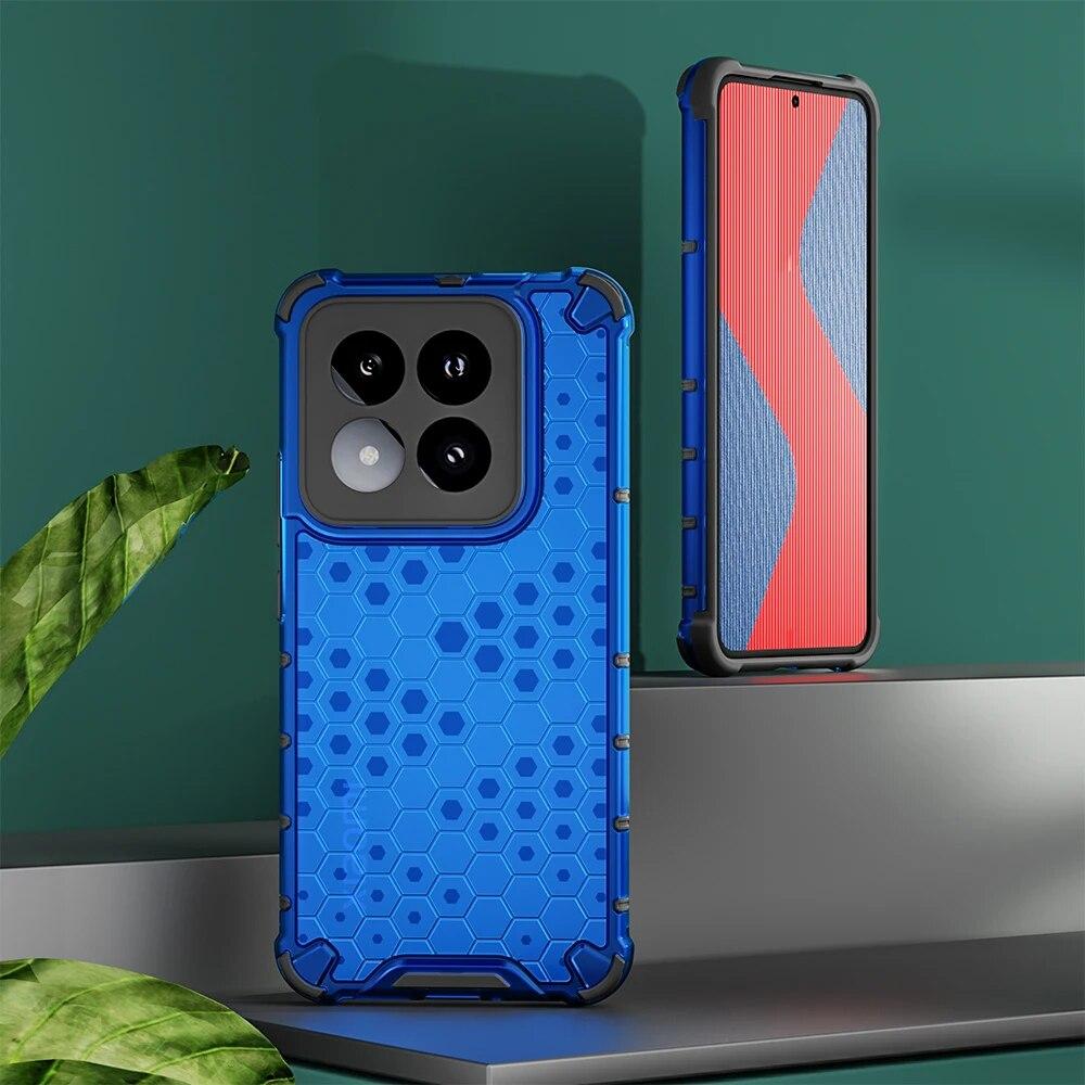 KEYSION Противоударный защитный чехол для Xiaomi 14 14 Pro 5G, силиконовый + прозрачный сотовый чехол для телефона из поликарбоната для Xiaomi 13 Pro 13 Ultra