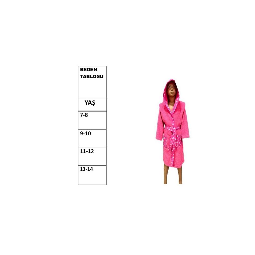 Children's Bathrobe Hooded Bathrobe 100% Cotton Baby Bathrobe Embroidered Robe Hooded Girl's Boy's Bathrobe