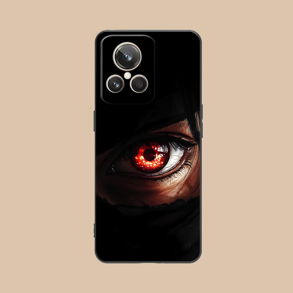 Anime Eyes Phone Case for Realme 15 14 13 12 11 10 9 Pro Plus T i Lite 5G Soft TPU Shockproof Cover