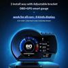 A500 Автомобильный OBD Многофункциональный ЖК-дисплей на лобовое стекло (HUD): Об/мин, Температура воды, Дисплей турбонаддува