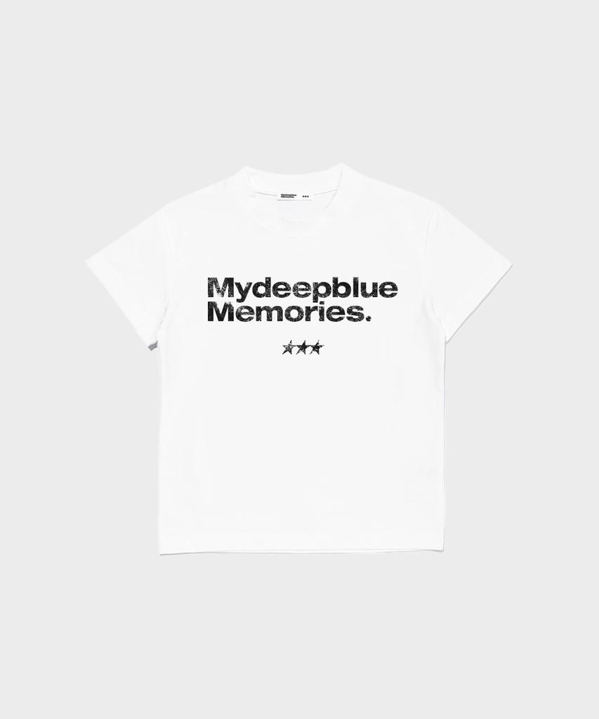 Maidibbeullumemolijeu (W) Женская укороченная футболка с принтом Mm Text (черный)