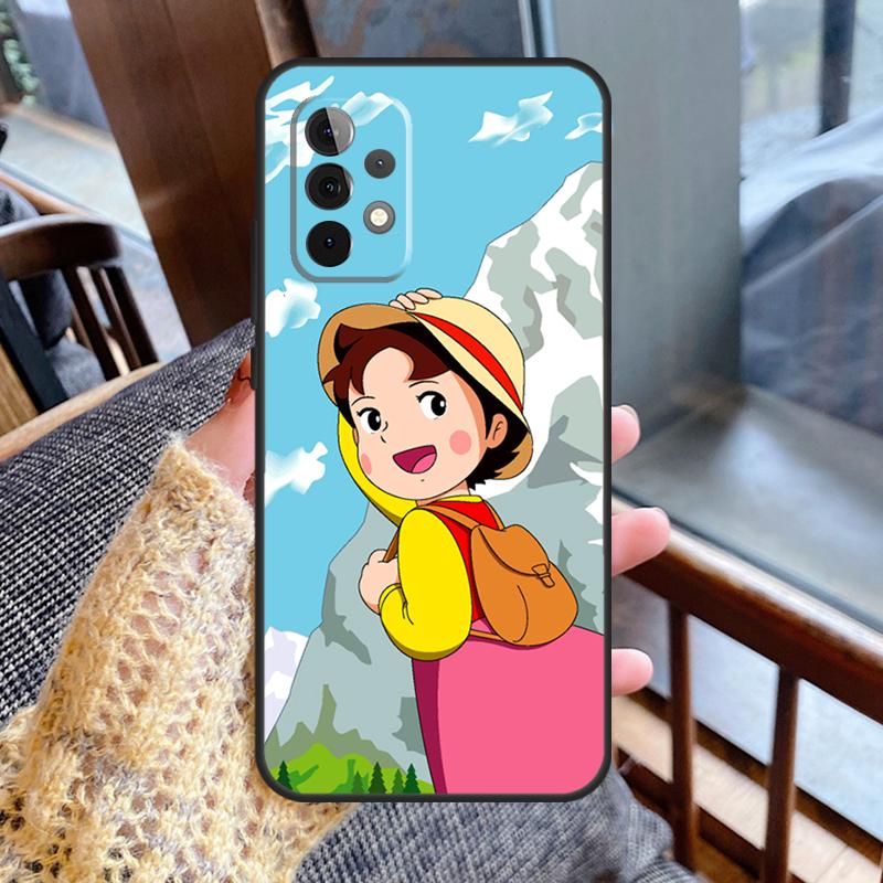 Heidi Cartoon Case For Samsung Galaxy A52 A32 A12 A13 A33 A53 A52S A50 A51 A71 A14 A34 A54 Back Cover