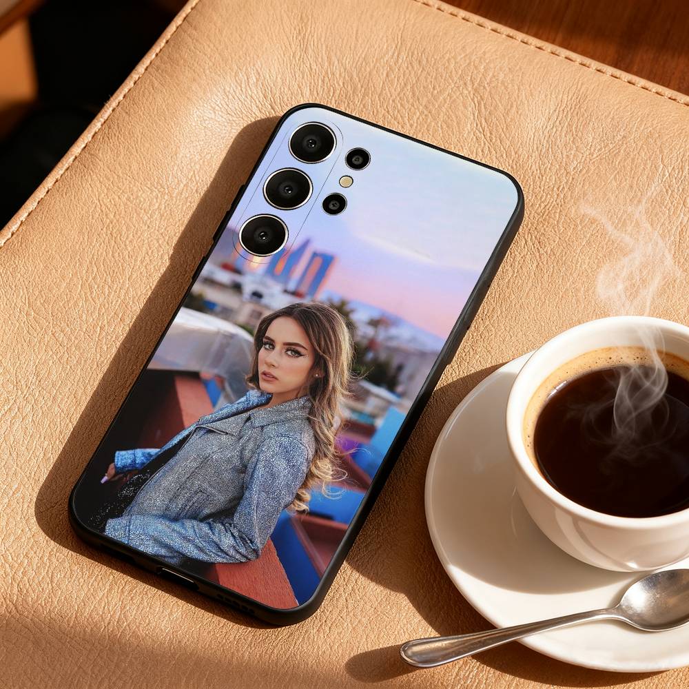 Чехол для телефона актрисы Асуль Гуайта для Samsung S26, S25, S24, S21, S22, S23, S30, Ultra, S20, FE, Lite, 10, 9, Черный чехол