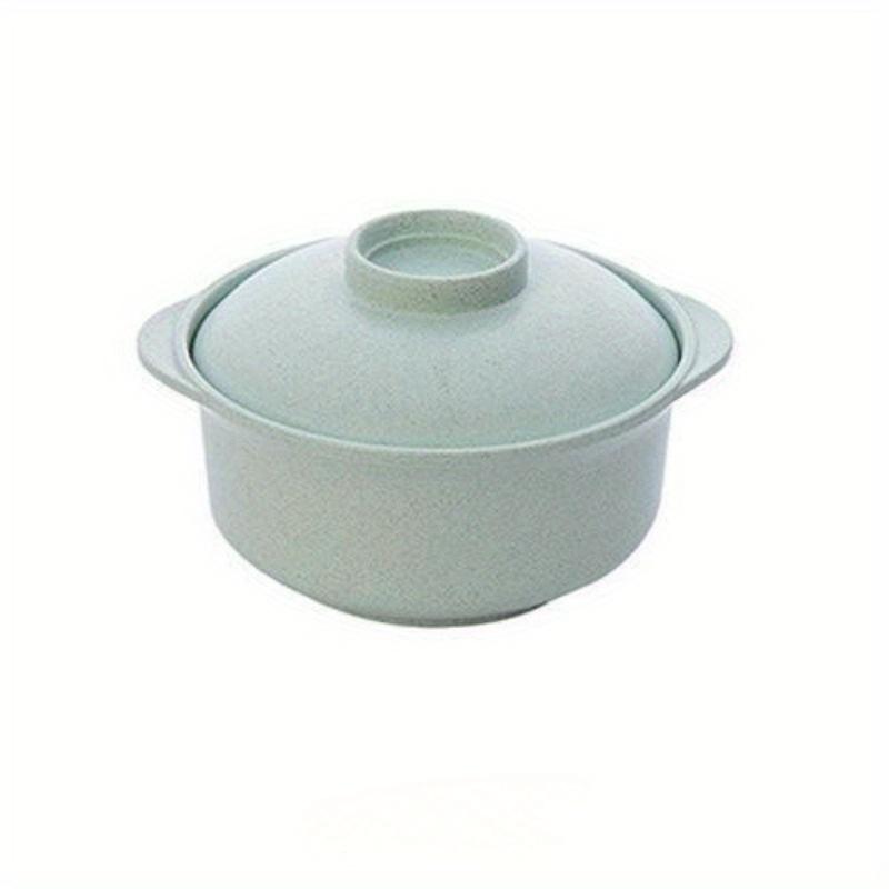 Lunch Tray Dishes Soup Bowl with Lid Dinnerware Pure Natural Wheat Straw Creative Salad Noodles