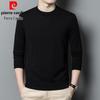Pierre Cardin Men's 100% Fine Spun Machine Washable Wool Crew Neck Sweater