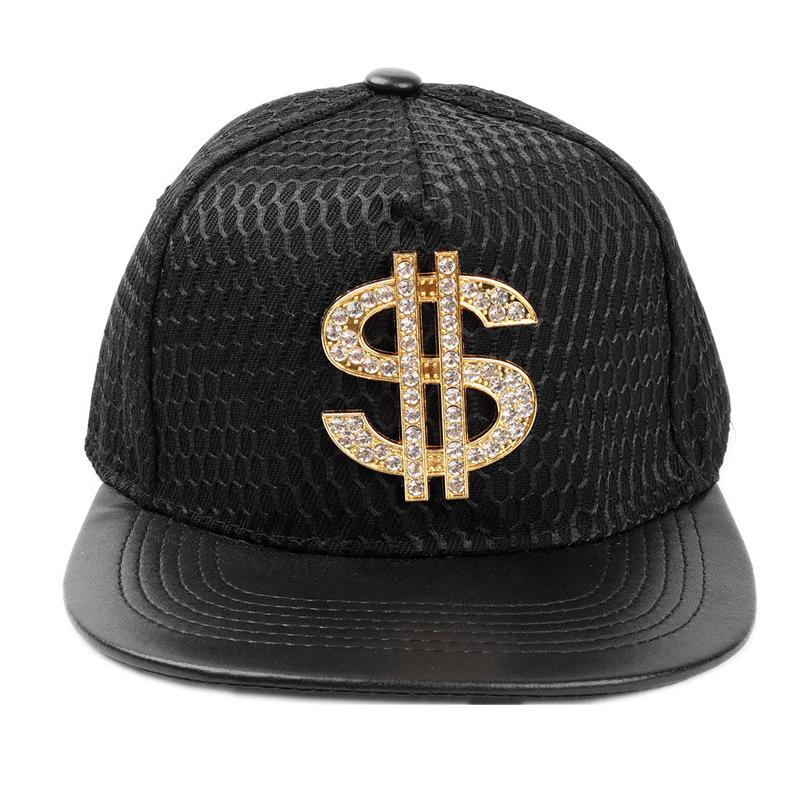 For Caps Sign Dollar Baseball Women Lightweight Adjustable Polyester Hip Hop Hat Outdoor Leisure Sunscreen Cap For Spring Autumn Travel Beach
