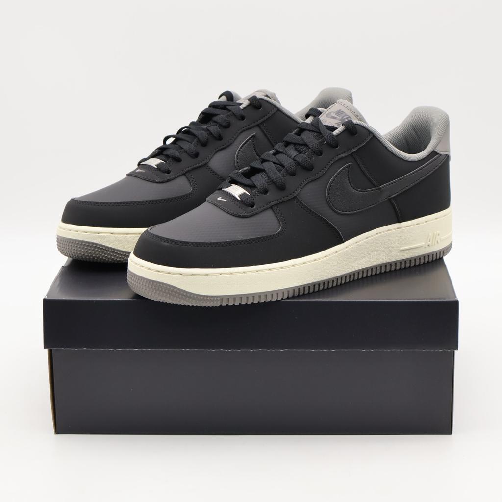 FZ5225-001 Nike Air Force 1 '07 LV8 Черный Плоский Оловянный Кокосовое Молоко (Мужской)