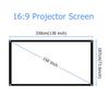 150 Inch Projector Screen 169 HD Foldable Portable Projection Screen AntiCrease Rear Front Project