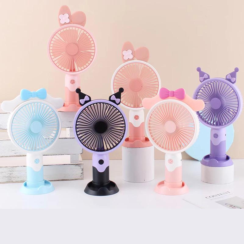 Портативный USB-вентилятор с рисунком - мини-настольный электрический вентилятор для использования на открытом воздухе