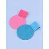1pc Self-Adhesive Round Pen Holder, Waterproof Leather Surface Portable Pen Clip, Suitable For Home, Office, And School, Notebook Accessory Back