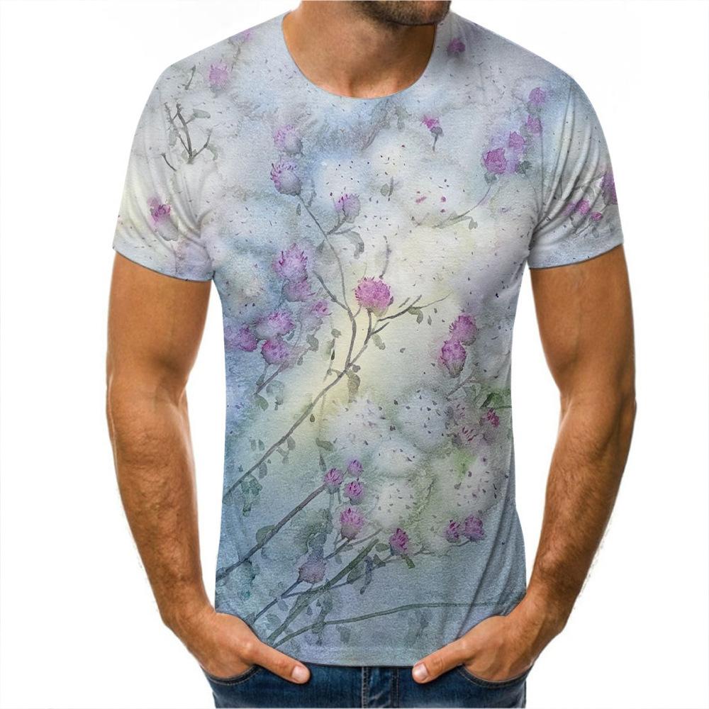 3D футболка мужские футболки с 3D принтом модные футболки с круглым вырезом одежда мужские повседневные футболки с короткими рукавами летний топ