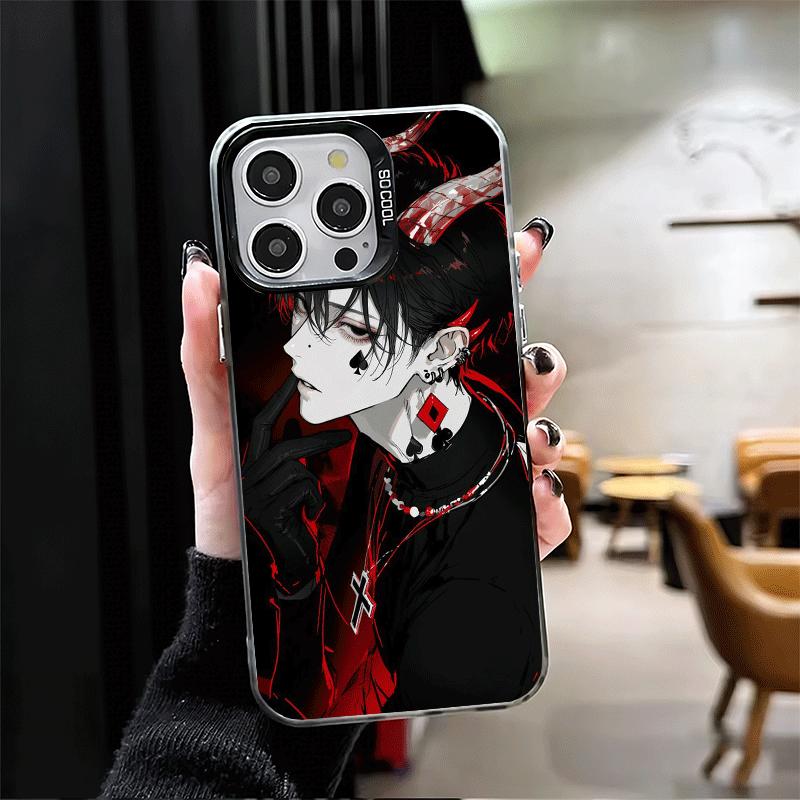 Чехол для телефона в аниме-стиле «Злой Плохой Парень» для iPhone 15 16 17 Pro Max 17Air 16E 14 Plus 13 12 Mini, противоударная задняя крышка
