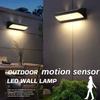 Led Wall Lamp Interior Exterior Radar Sensor/NO Sensor AC85-265V Waterproof Light Wall Decoration Garden Living Room Porch Decor