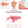 Floppy Lobster Dog Toys Plush Jumping Interactive Toy For Pet Play