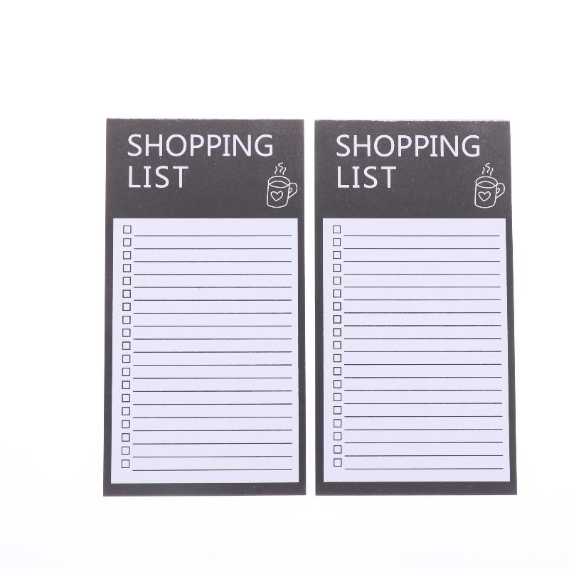 Магнитный блокнот для заметок Доска для сообщений на холодильник Портативный отрывной блокнот Планировщик заметок Список покупок Для дома офиса школы