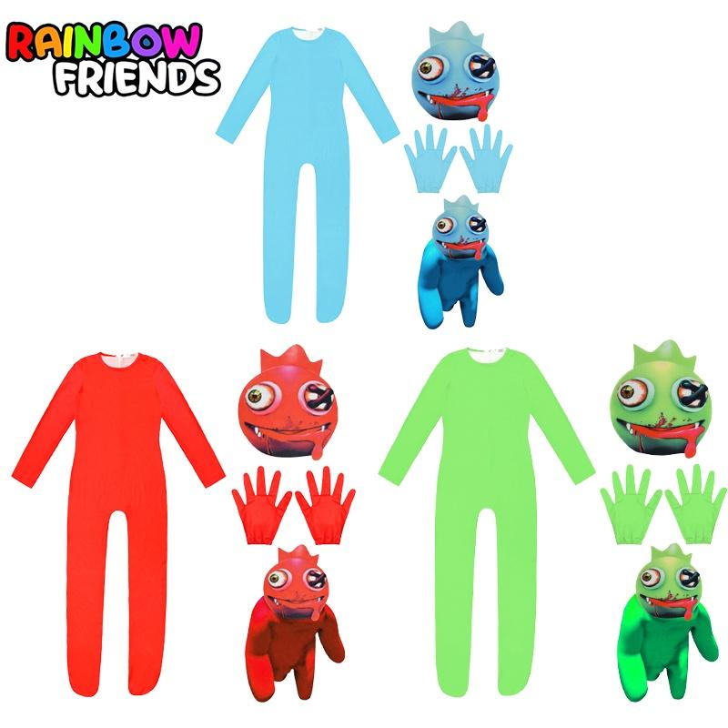 Костюм для косплея Roblox Rainbow Friends, комбинезон, маска, костюм для детской вечеринки, наряд