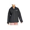 Travel Outdoor Series Hooded Zip Long Sleeve Waterproof Breathable Jacket Women Jacket Black JD8362