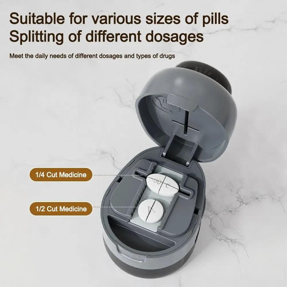 Food Grade Medicine Cutter Dustproof Tablet Splitter Pill Splitter Pill Cutter  Outdoor