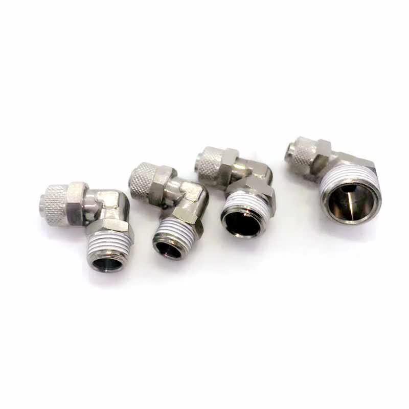 Locknut Right-Angle Terminal Connector